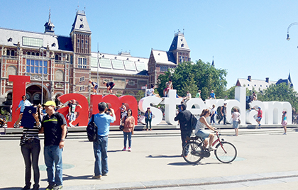 I Amsterdam turistattraktion