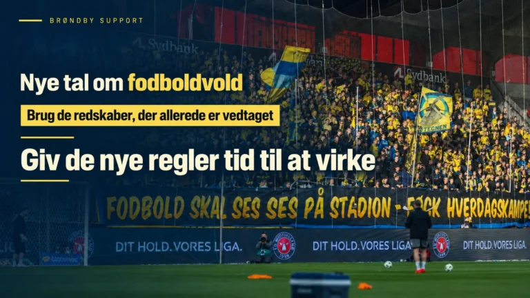 Nye tal om fodboldvold - Brug de redskaber, der allerede er vedtaget. Giv de nye regler tid til at virke.